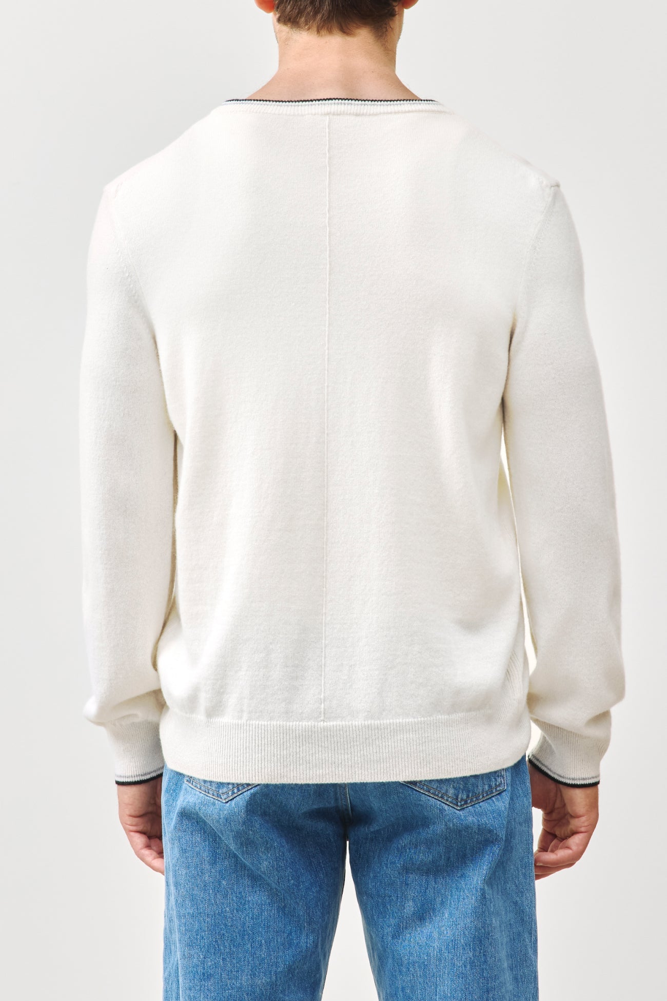 ALDEN CASHMERE V-NECK SWEATER